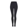 Legging femme taille haute, poche arrière zippée pour téléphone, 320 g/m²