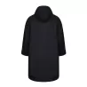 Longue veste imperméable doublure en polaire et capuche, poches zippées, 280 g/m²