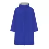 Longue veste imperméable doublure en polaire et capuche, poches zippées, 280 g/m²