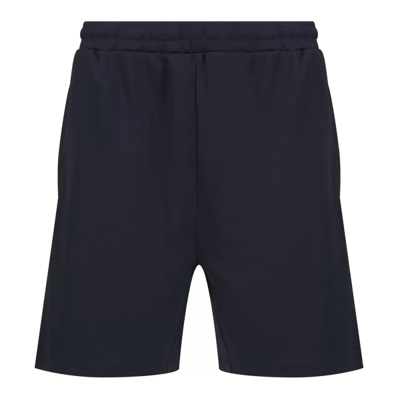 Short de sport enfant en polyester, poches zippées, taille élastiquée, 250 g/m²