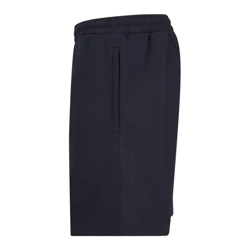 Short de sport enfant en polyester, poches zippées, taille élastiquée, 250 g/m²