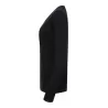 Pull col V femme en coton acrylique jauge 12, 285 g/m²