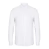 Chemise Oxford manches longues en coton infroissable, coupe cintrée, 150 g/m²