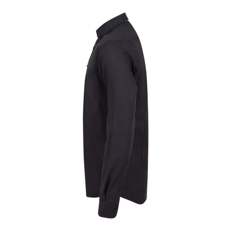 Chemise Oxford manches longues en coton infroissable, coupe cintrée, 150 g/m²
