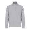 Sweat-shirt durable col zippé, intérieur brossé, 2 poches latérales zippées, 300 g/m²