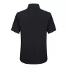 Chemisette respirante manches courtes en polyester léger, boutons nacrés, 115 g/m²