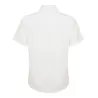 Chemisette femme respirante manches courtes en polyester léger, boutons nacrés, 115 g/m²