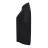 Chemisette femme respirante manches courtes en polyester léger, boutons nacrés, 115 g/m²
