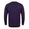 Pull col V homme en coton acrylique jauge 12, 285 g/m²