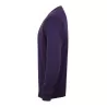 Pull col V homme en coton acrylique jauge 12, 285 g/m²