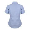 Chemise femme Oxford manches courtes en coton infroissable, coupe droite, 150 g/m²
