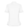 Chemise femme Oxford manches courtes en coton infroissable, coupe droite, 150 g/m²