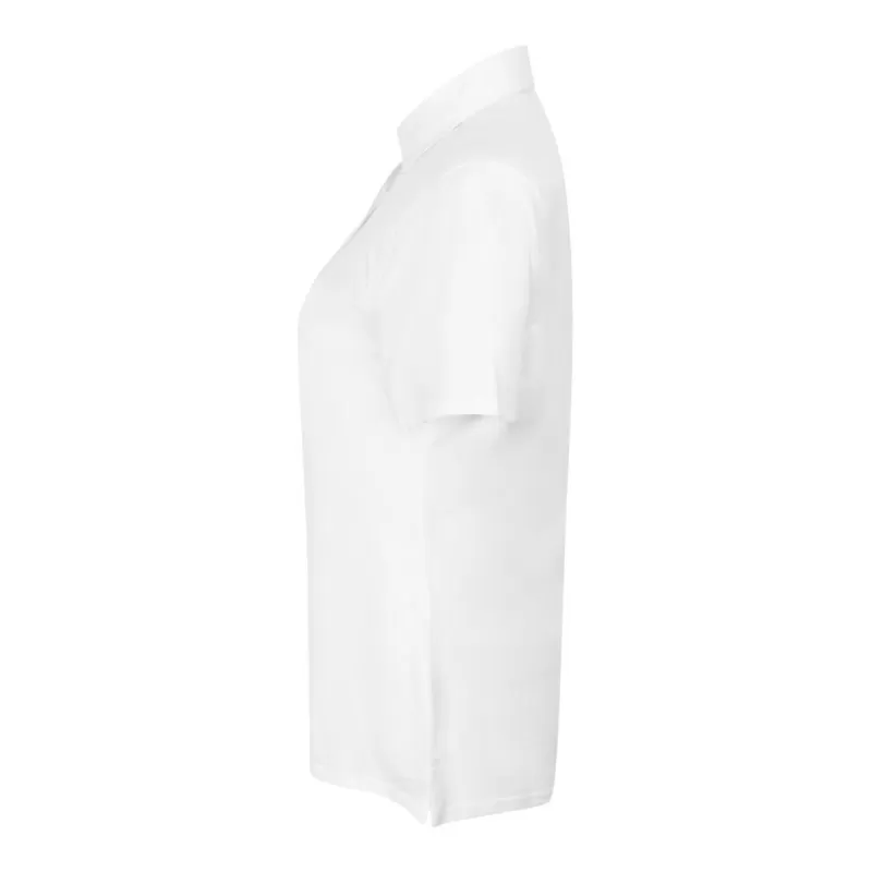Chemise femme Oxford manches courtes en coton infroissable, coupe droite, 150 g/m²