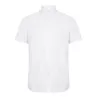 Chemise Oxford manches courtes en coton infroissable, coupe droite, 150 g/m²