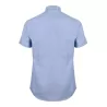 Chemise Oxford manches courtes en coton infroissable, coupe droite, 150 g/m²