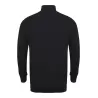 Pull col zippé en coton acrylique jauge 12, 225 g/m²