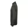 Pull col zippé en coton acrylique jauge 12, 225 g/m²