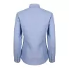 Chemise femme Oxford manches longues en coton infroissable, coupe droite, 150 g/m²