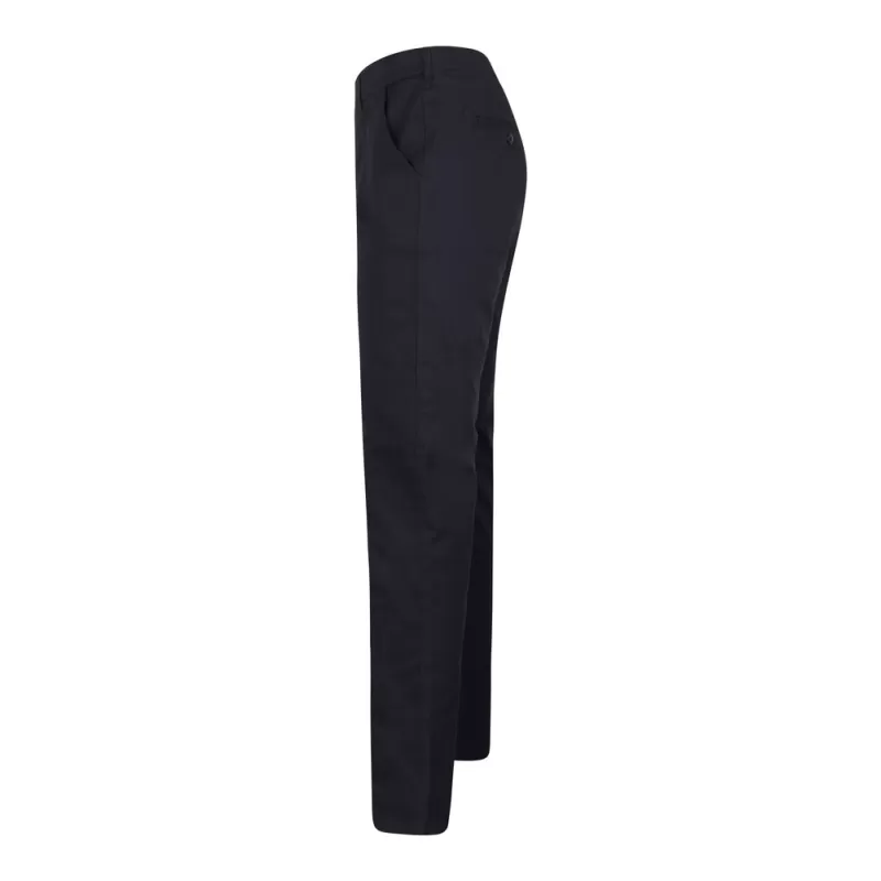 Pantalon homme chino slim en coton élastique, ceinture ajustable, 4 poches, 225 g/m²