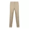 Pantalon homme chino slim en coton élastique, ceinture ajustable, 4 poches, 225 g/m²