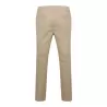 Pantalon homme chino slim en coton élastique, ceinture ajustable, 4 poches, 225 g/m²