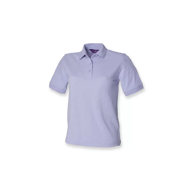 Polo homme piqué coton-polyester col indéformable, manches courtes, 200 g/m²