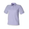 Polo homme piqué coton-polyester col indéformable, manches courtes, 200 g/m²