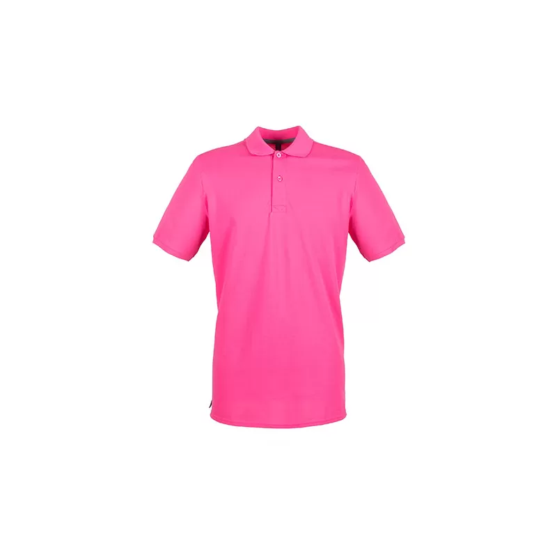 Polo homme en coton coupe moderne col côtelé, manches courtes, 180 g/m²