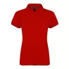 Polo femme en coton coupe moderne col côtelé, manches courtes, 180 g/m²
