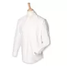 Chemise classique manches longues en polycoton oxford, poche poitrine, 170 g/m²