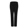 Pantalon femme chino slim en coton élastique, ceinture ajustable, 4 poches, 225 g/m²