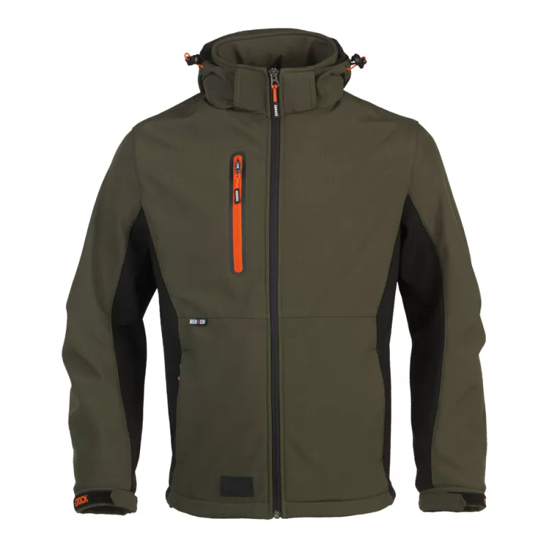 Veste Softshell multi-poches imperméable, respirante, multi-poches, 300 g/m²