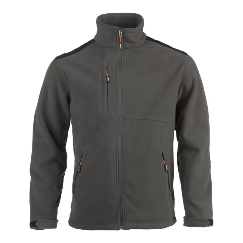 Veste polaire épaisse, respirante, déperlante, coupe-vent, épaules et coudes renforcés, 330 g/m²