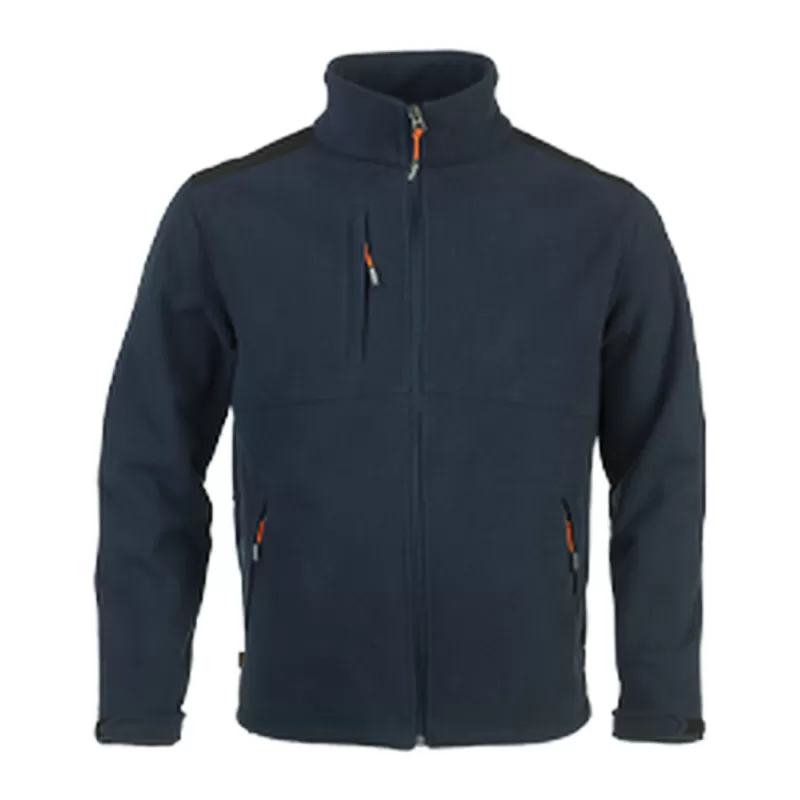 Veste polaire épaisse, respirante, déperlante, coupe-vent, épaules et coudes renforcés, 330 g/m²