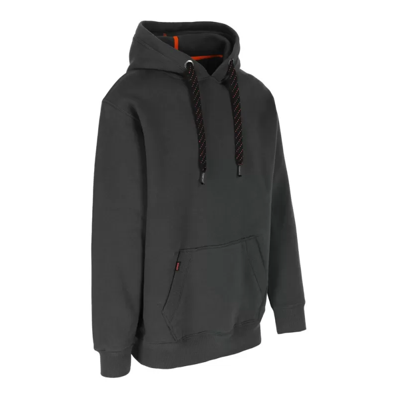 Sweat à capuche épais avec poche kangourou, cordon de serrage, 360 g/m²