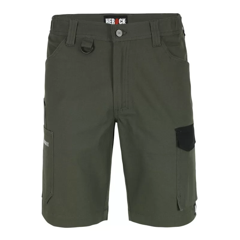 Bermuda multi-poches coton stretch, 275 g/m²