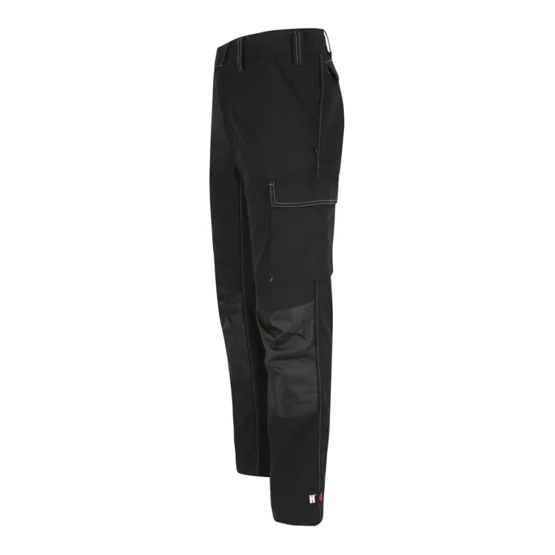 Pantalon multipoches extensible en coton et polyester, 275 g/m²