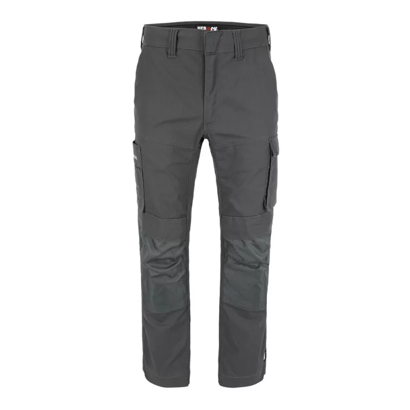 Pantalon multipoches extensible en coton et polyester, 275 g/m²