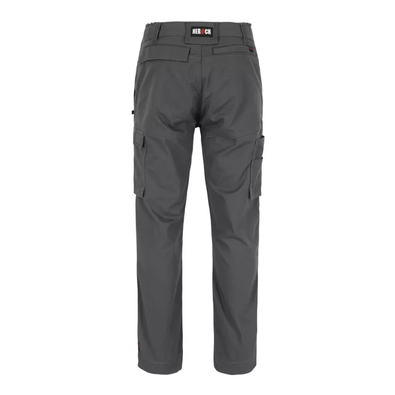 Pantalon multipoches extensible en coton et polyester, 275 g/m²