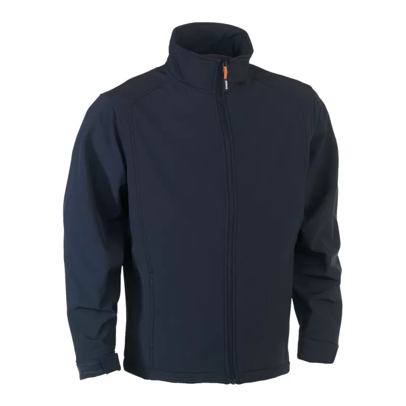 Veste Softshell Julius polyester respirante, déperlante, coupe-vent, 310 g/m²