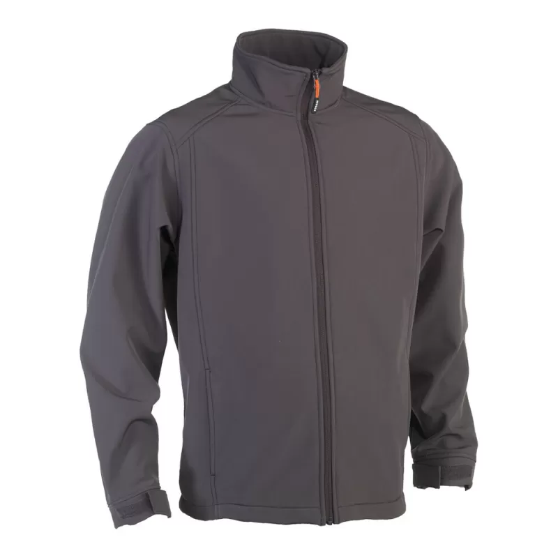 Veste Softshell Julius polyester respirante, déperlante, coupe-vent, 310 g/m²