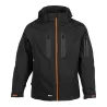 Veste de pluie imperméable, coupe-vent, respirante, capuche ajustable, 150 g/m²