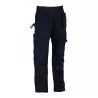 Pantalon de travail multi-poches déperlant en polyester et coton, 280 g/m²