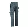 Pantalon de travail multi-poches déperlant en polyester et coton, 280 g/m²