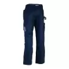 Pantalon de travail multi-poches déperlant en polyester et coton, 280 g/m²