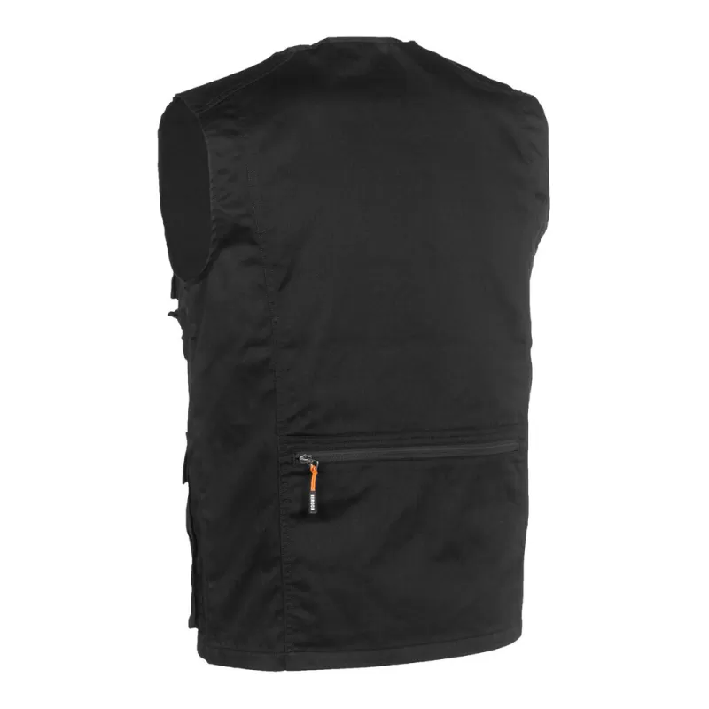 Bodywarmer multi-poches déperlant, 230 g/m²