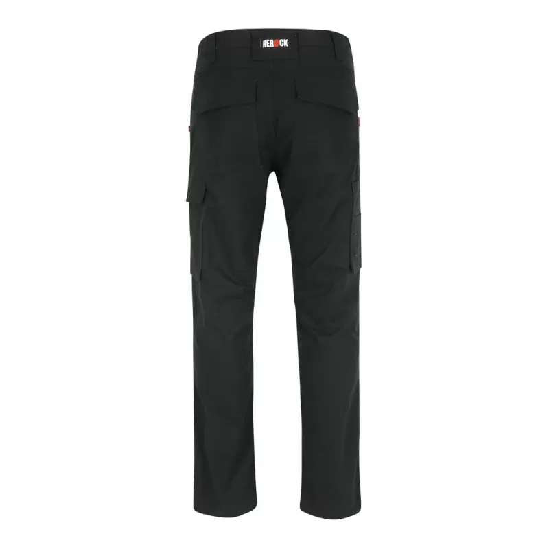 Pantalon de travail multi-poches extensible en coton, 275 g/m²