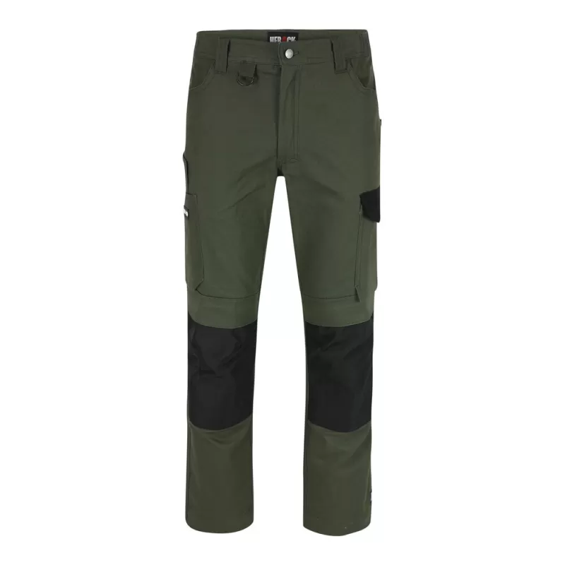 Pantalon de travail multi-poches extensible en coton, 275 g/m²