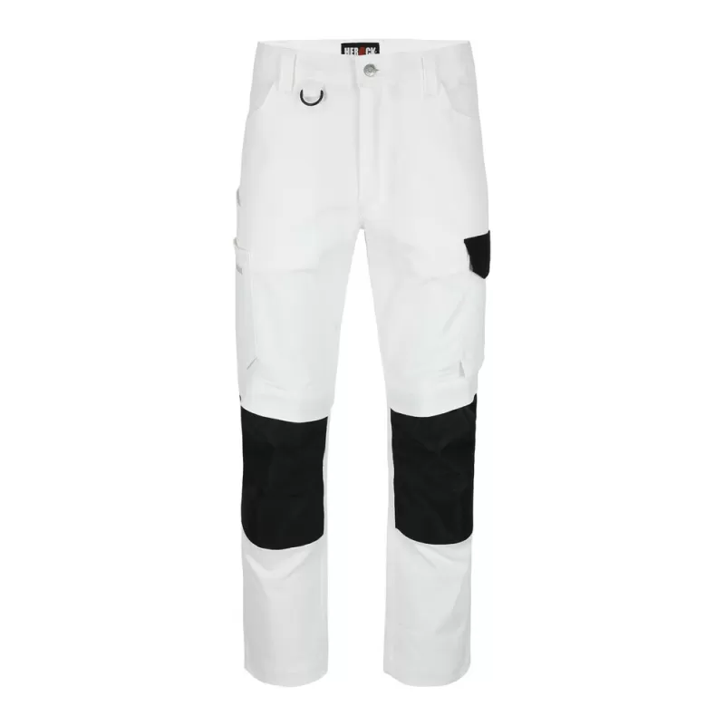 Pantalon de travail multi-poches extensible en coton, 275 g/m²