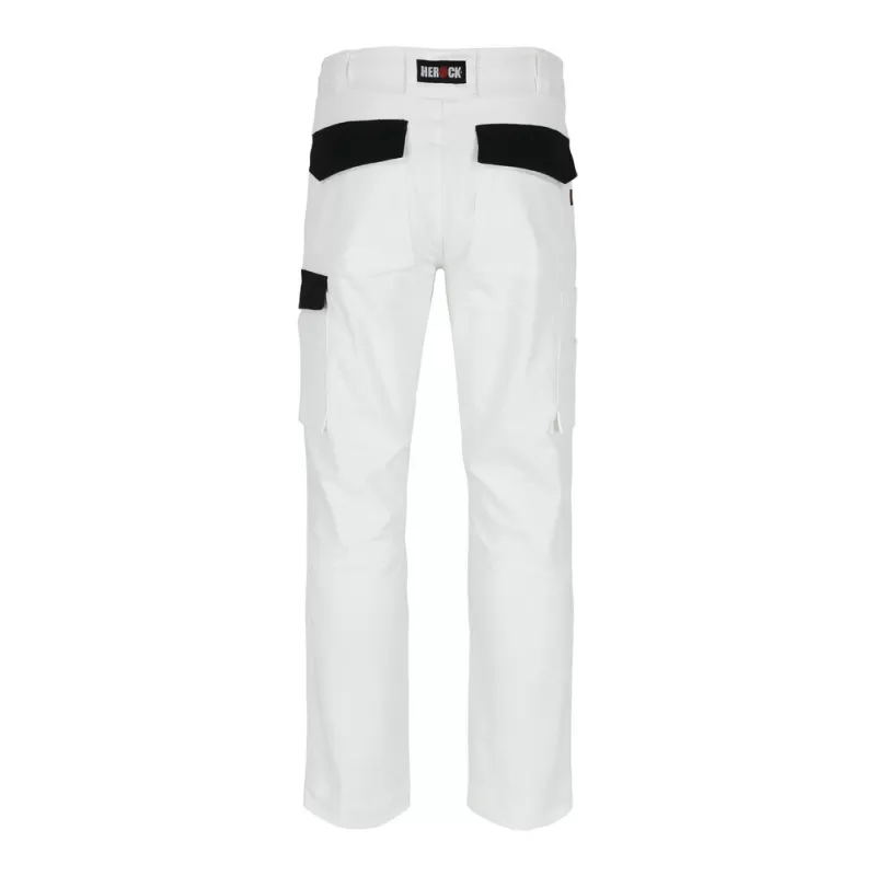 Pantalon de travail multi-poches extensible en coton, 275 g/m²